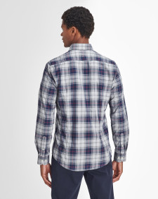 Wetheram Tailored Long-Sleeved Shirt Blue Granite