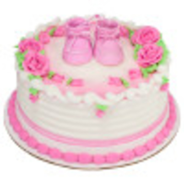 Pink Baby Booties DecoSet® DecoPac