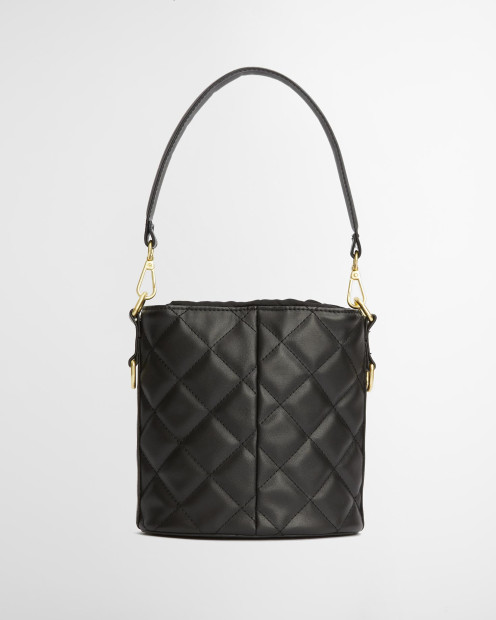 Quilted Bucket Bag Classic Black
