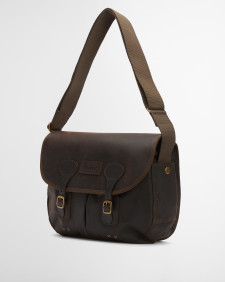 Waxed Leather Tarras Bag Olive