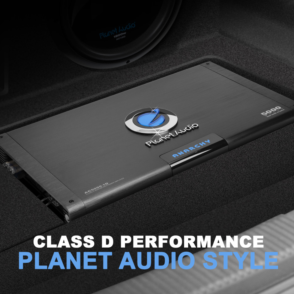 Planet Audio AC5000.1D 5000W Mono Class D MOSFET Power Car Amplifier w/ Remote - image 2 of 18