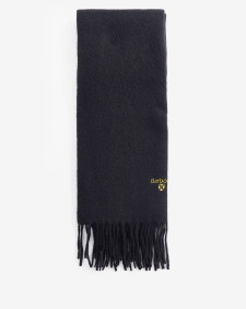 Plain Lambswool Scarf Classic Black