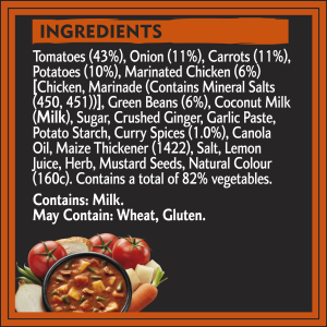  Heinz® Big'N Chunky Tomato & Chicken Curry Soup 535g 
