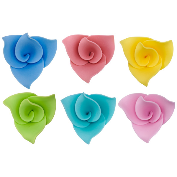 Pastel Origami Flowers Sweet Décor® Edible Decorations