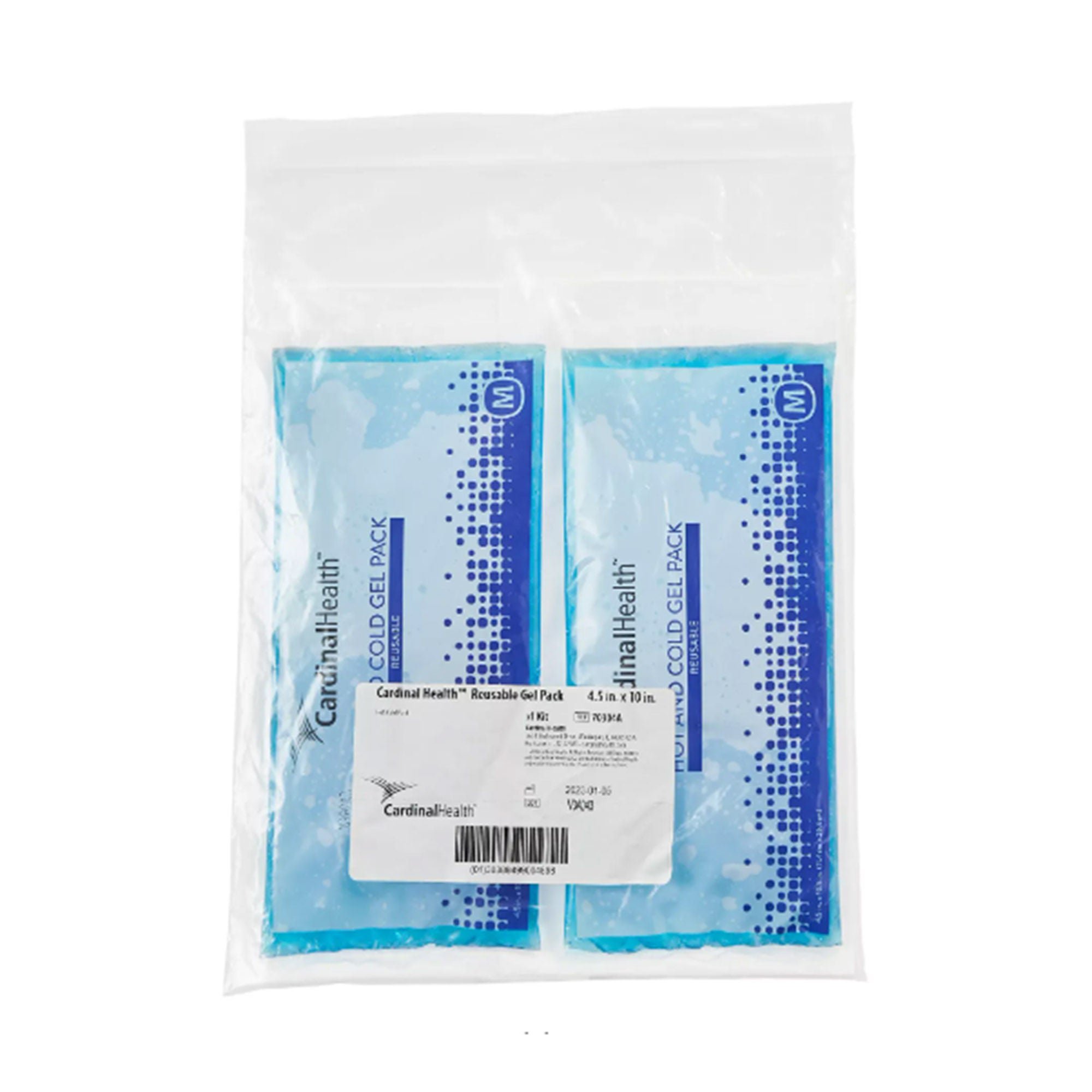 Cardinal COLD/HOT PACK, GEL REUSABLE SFT FREEZE 4.5"X10.5" (6/CS)