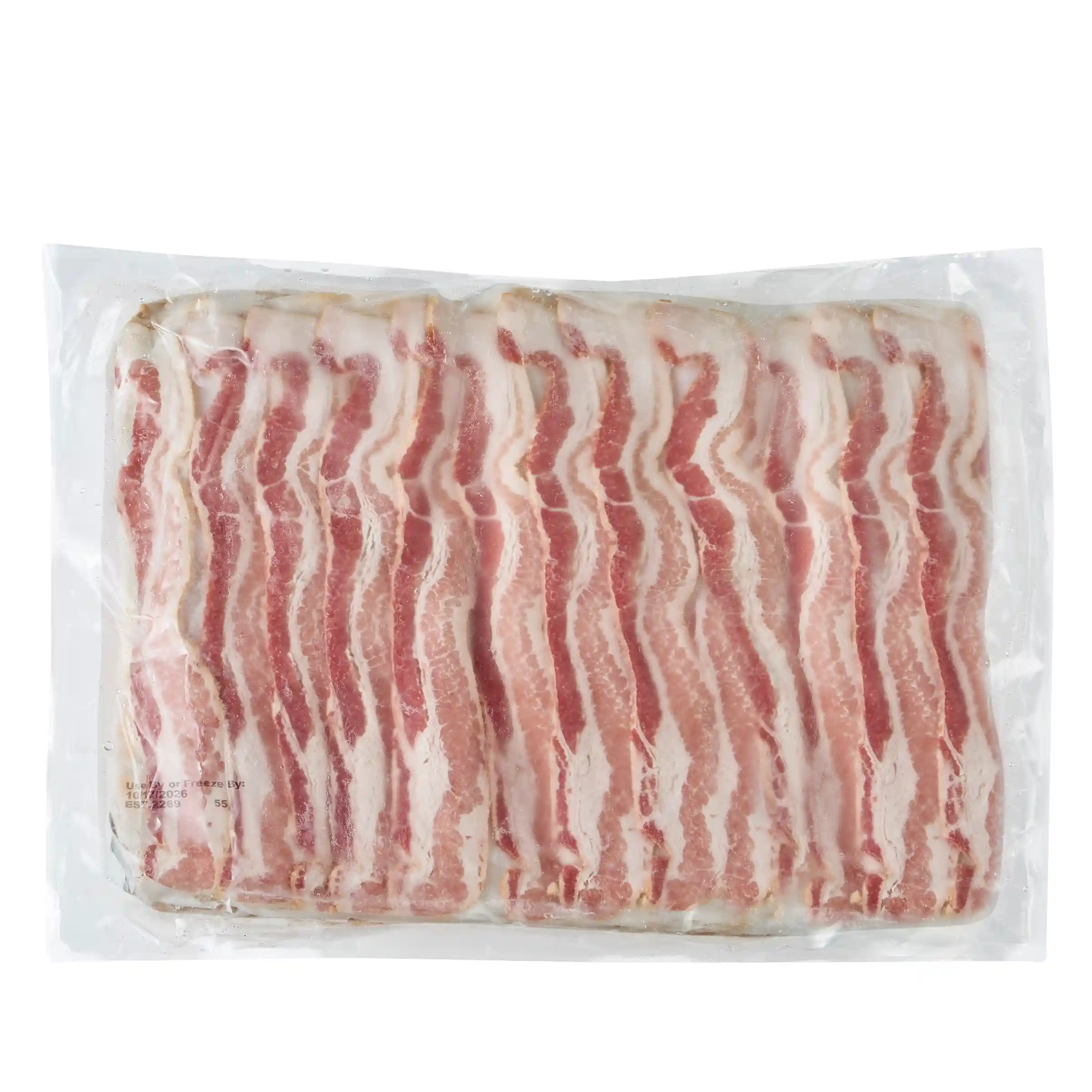 Wright® Brand Naturally Hickory Smoked Regular Sliced Flat-Pack® Bacon, 15 lbs, 14-18 Slices per Pound, Gas Flushed_image_3