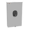Meter Socket, Ringless, Type K7, Bolt-On, 480A, 600V, 1-Phase, 7-Jaw, OH/UG, Link Bypass, Surface-Mount, NEMA 3R