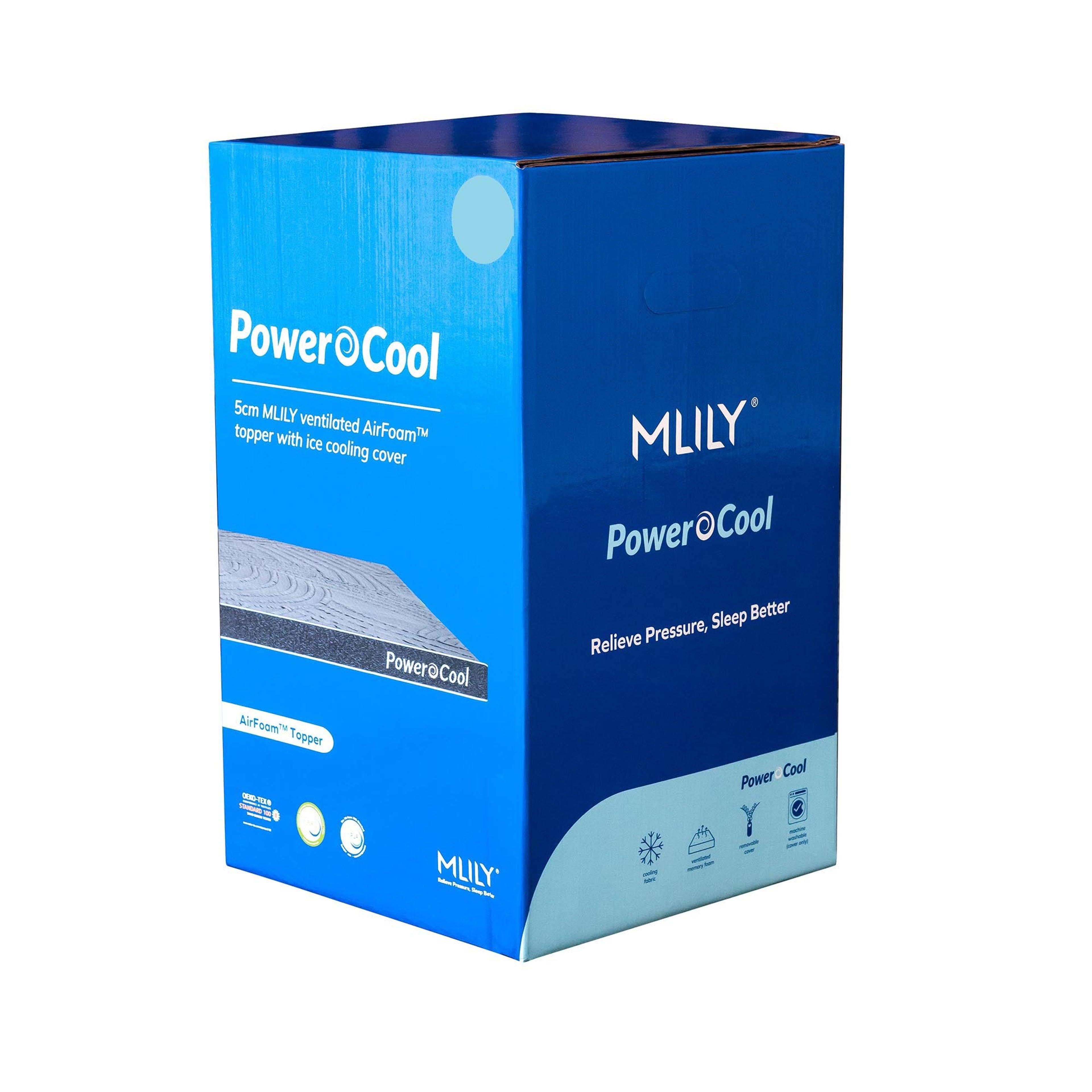 Product image of the  Mlily Powercool Mattress Topper, Queen from Forty Winks