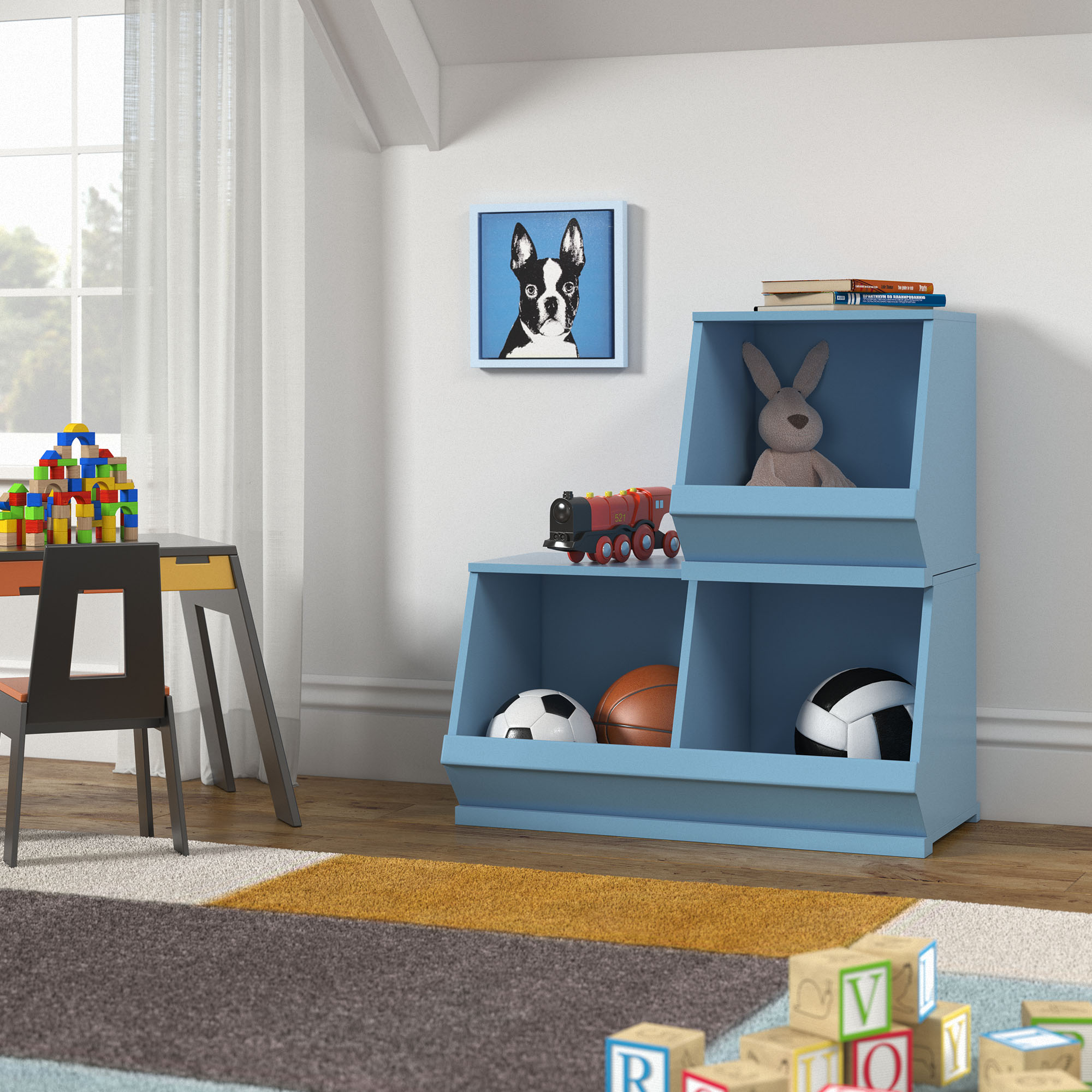 Modular Stacking Storage Bins