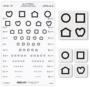 Eye Chart LEA Symbols® 10 Foot Distance Acuity Test