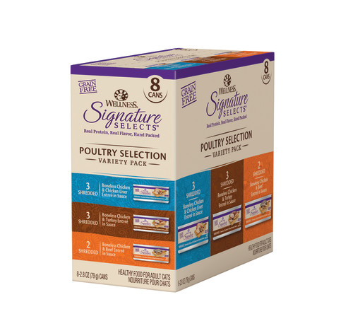 Wellness CORE Signature Selects Variety Pack Poultry Variety Pack Front packaging