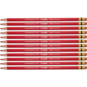 Col-Erase&reg; Colored Pencil, Carmine Red, Box of 12