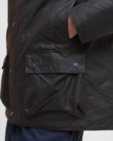 Modern Beaufort Waxed Jacket Dark Brown/Midnight Oak