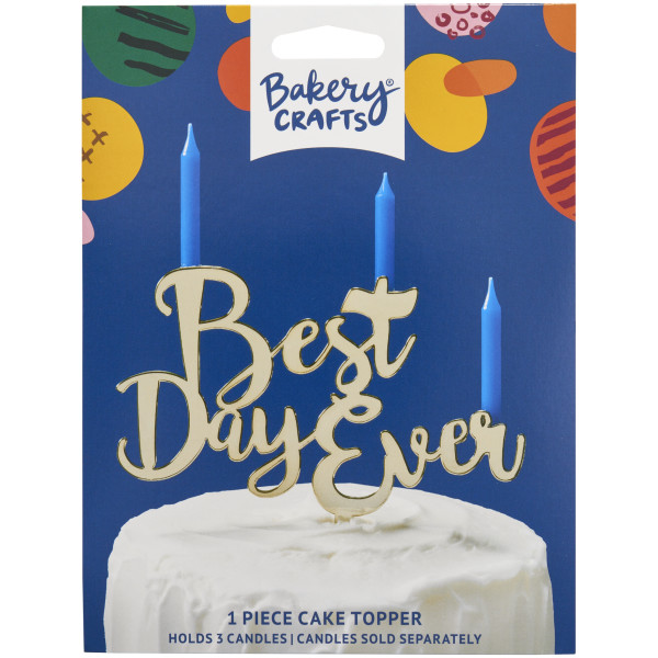 Best Day Ever Assortment Plastic Candle Holder