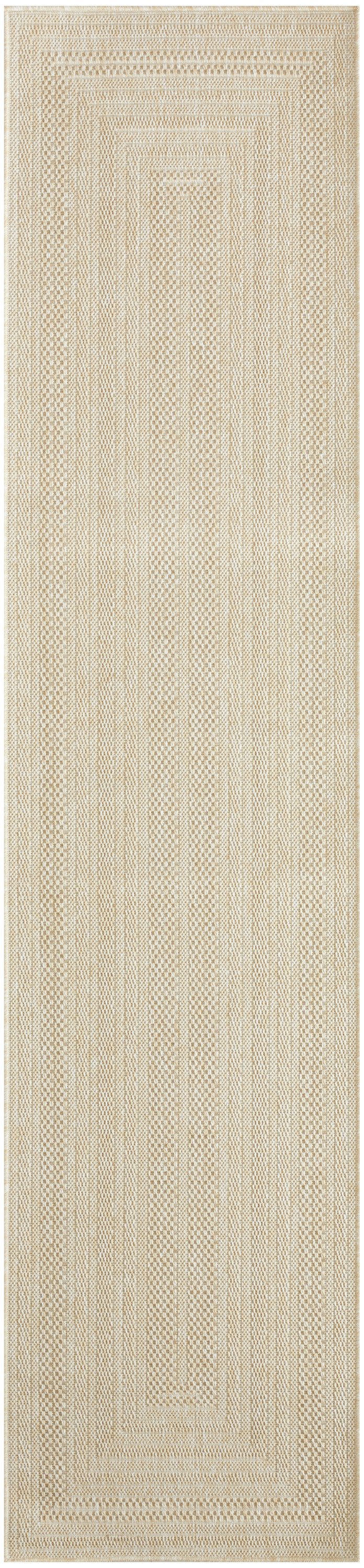 Nourison Tulum 2' x 6' Cream Outdoor Rug