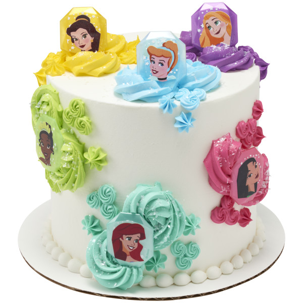 Disney Princess Characters Cupcake Rings