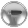 9 3/16-inch Wear-Ever® domed aluminum cover with satin finish and dipped handle