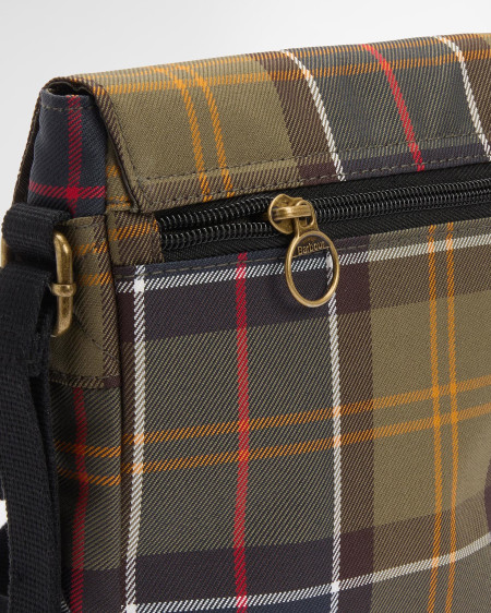 Borsa a tracolla in tartan Torridon
