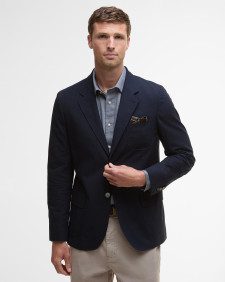 Seersucker Blazer Classic Navy