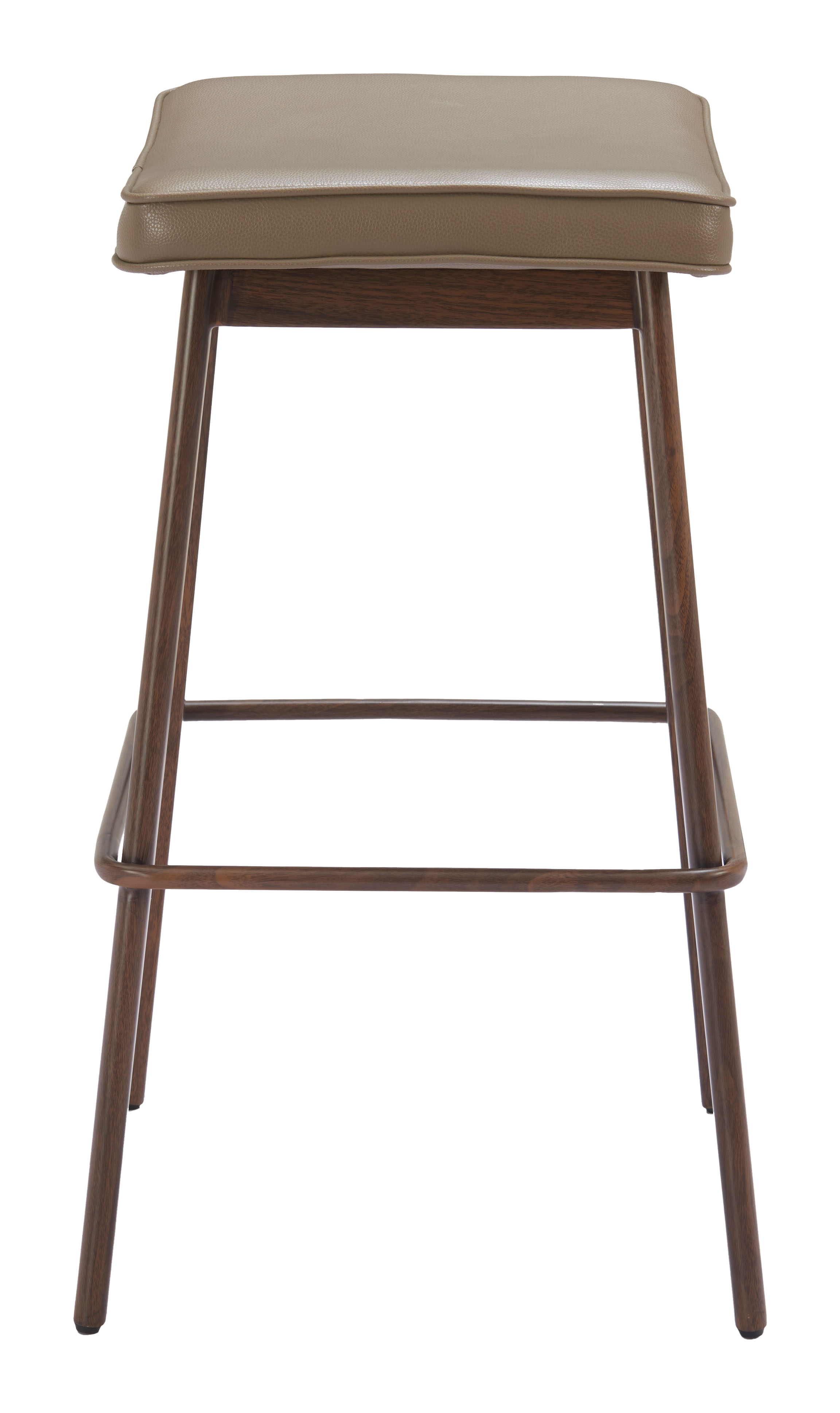 Divat Barstool (Set of 2) Taupe & Walnut product image
