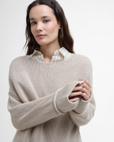 Emmie Crew-Neck Jumper Light Sand