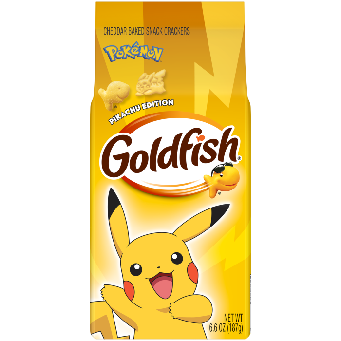 Pepperidge Farm Goldfish Limited Edition Pikachu Cheddar Crackers — product image