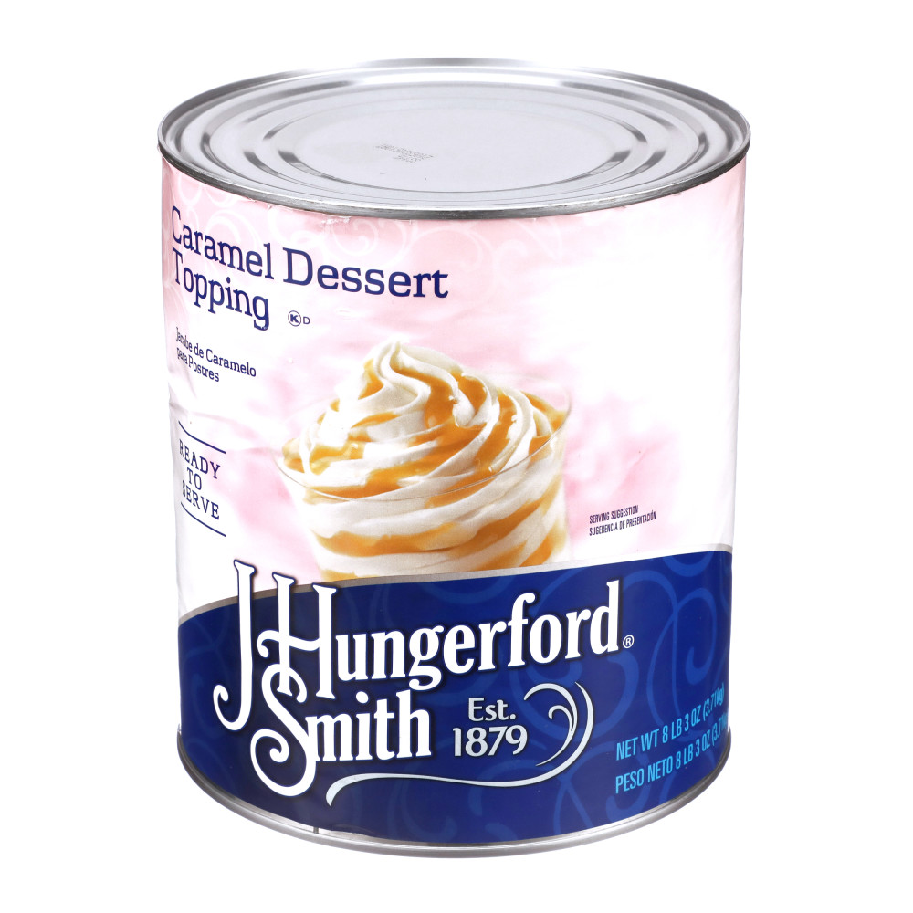 J HUNGERFORD SMITH Caramel Topping, 6/10 can Conagra Foodservice