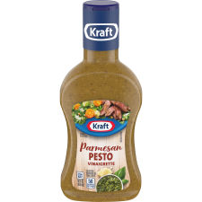 Kraft Parmesan Pesto Vinaigrette Dressing, 14 fl oz Bottle