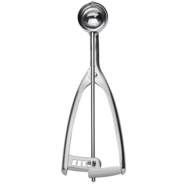 0.375-ounce round stainless steel squeeze disher
