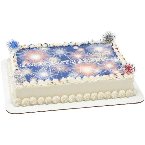 Foil Fireworks Cupcake Rings