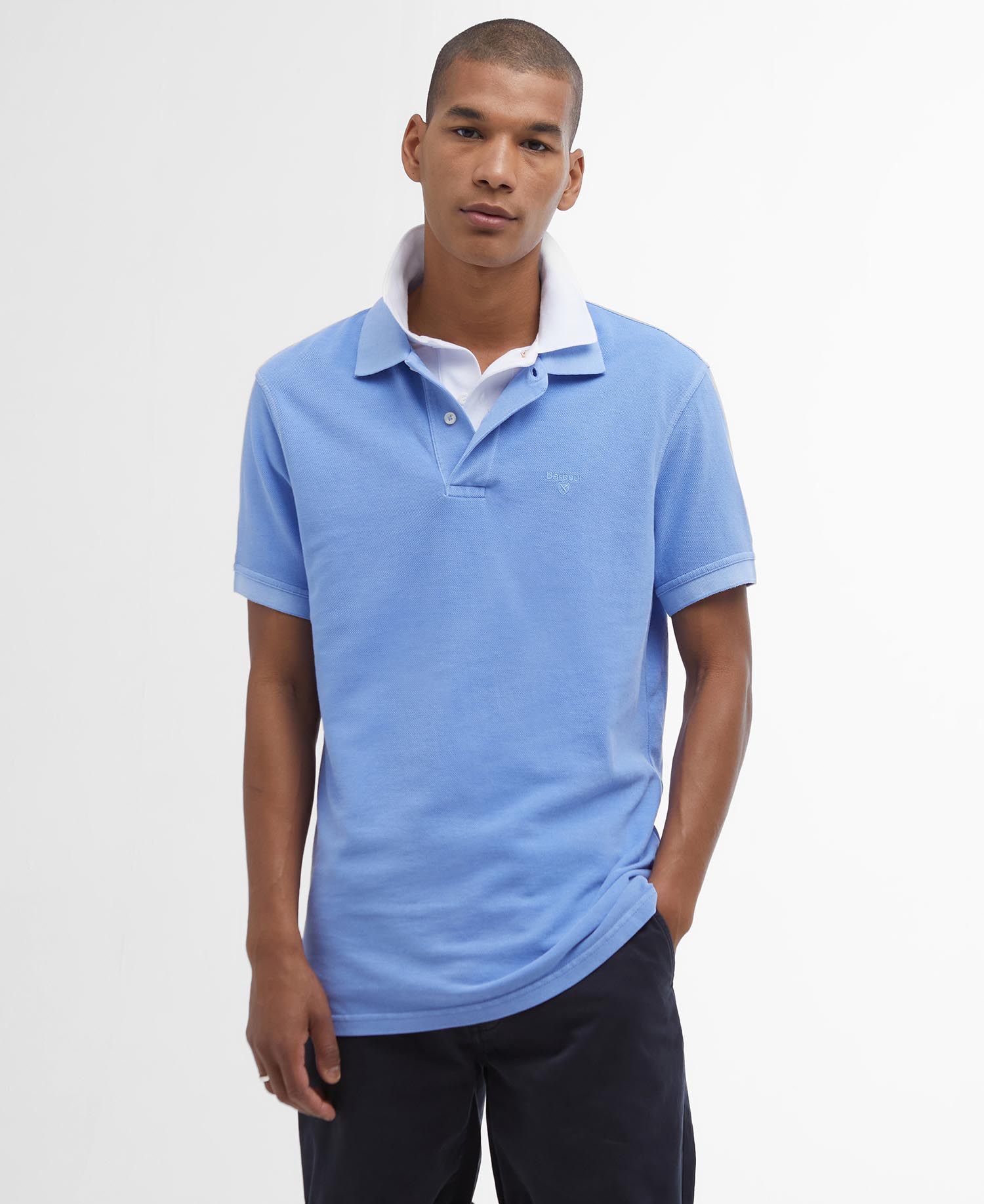 Washed-Out Sports Polo Shirt image number 0