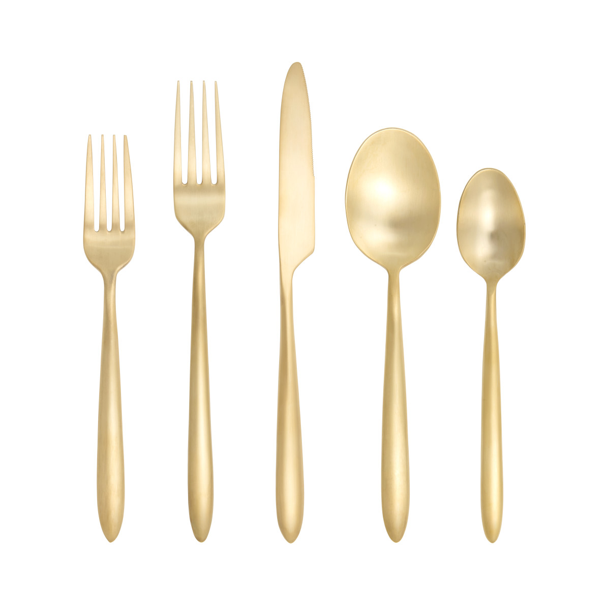 Velo Gold 5pc Place Setting