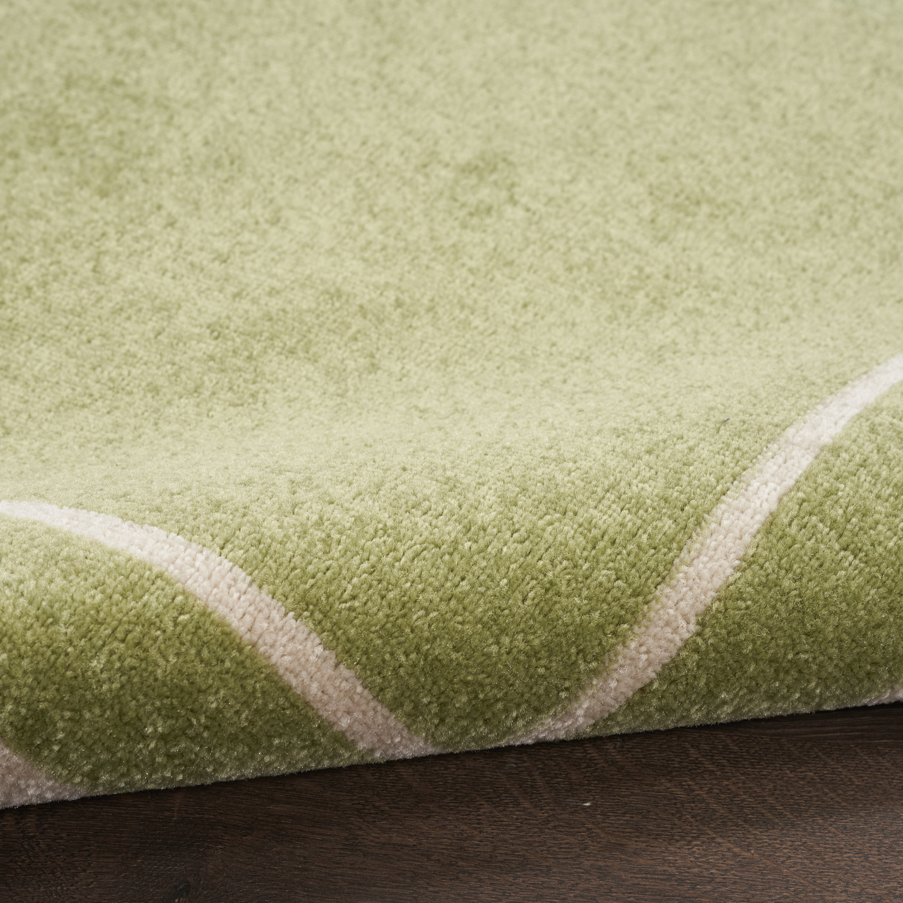 Nourison Nourison Essentials 8' x Round Green Ivory Contemporary Rug