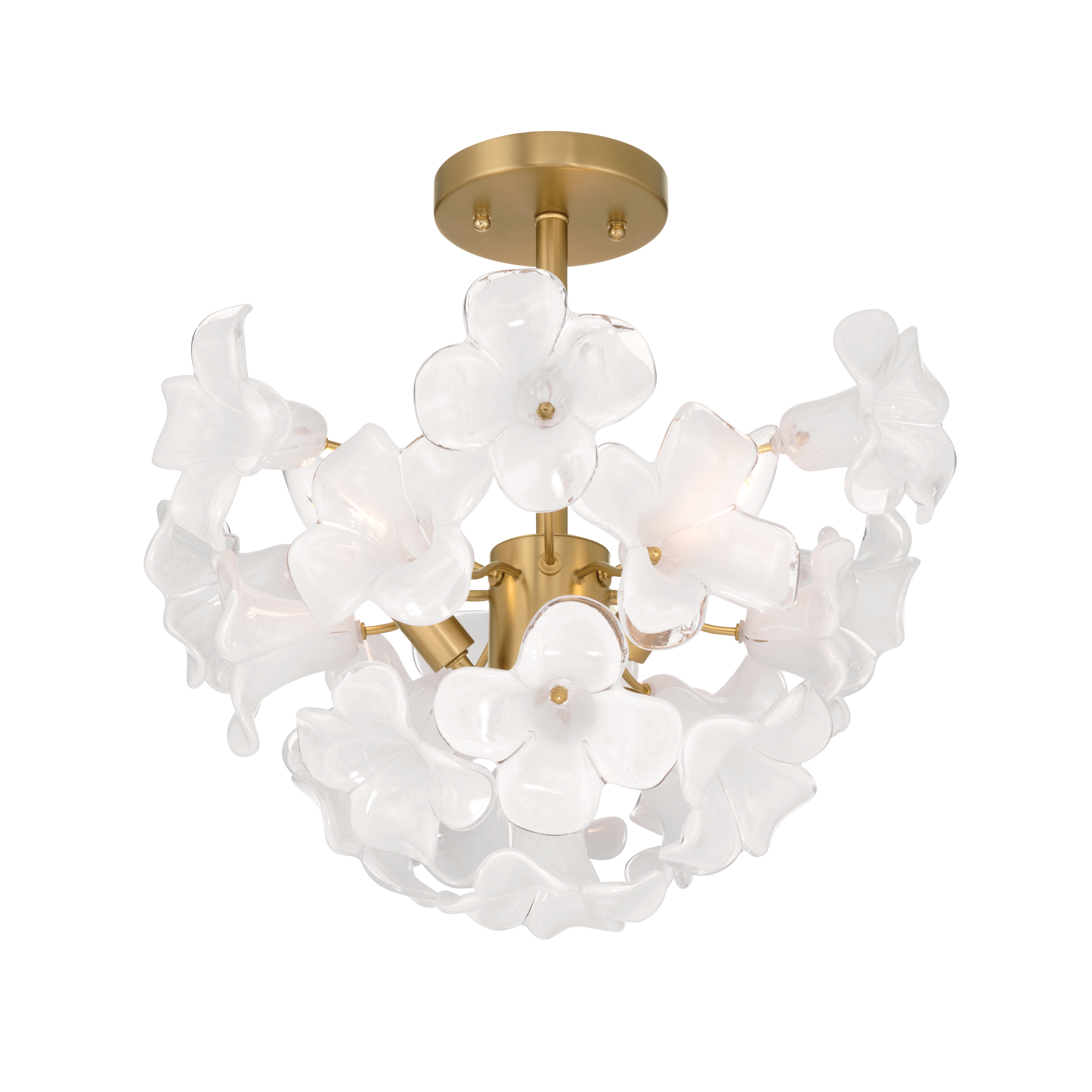 Bloome 16.75" 3-Light Semi-Flush Mount
