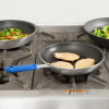 10-inch Wear-Ever® aluminum fry pan with CeramiGuard® II nonstick coating and Cool Handle® silicone handle