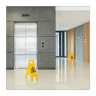 Boardwalk, Site Safety, 2-Sided, "Caution", Wet Floor Sign, Yellow, 26"