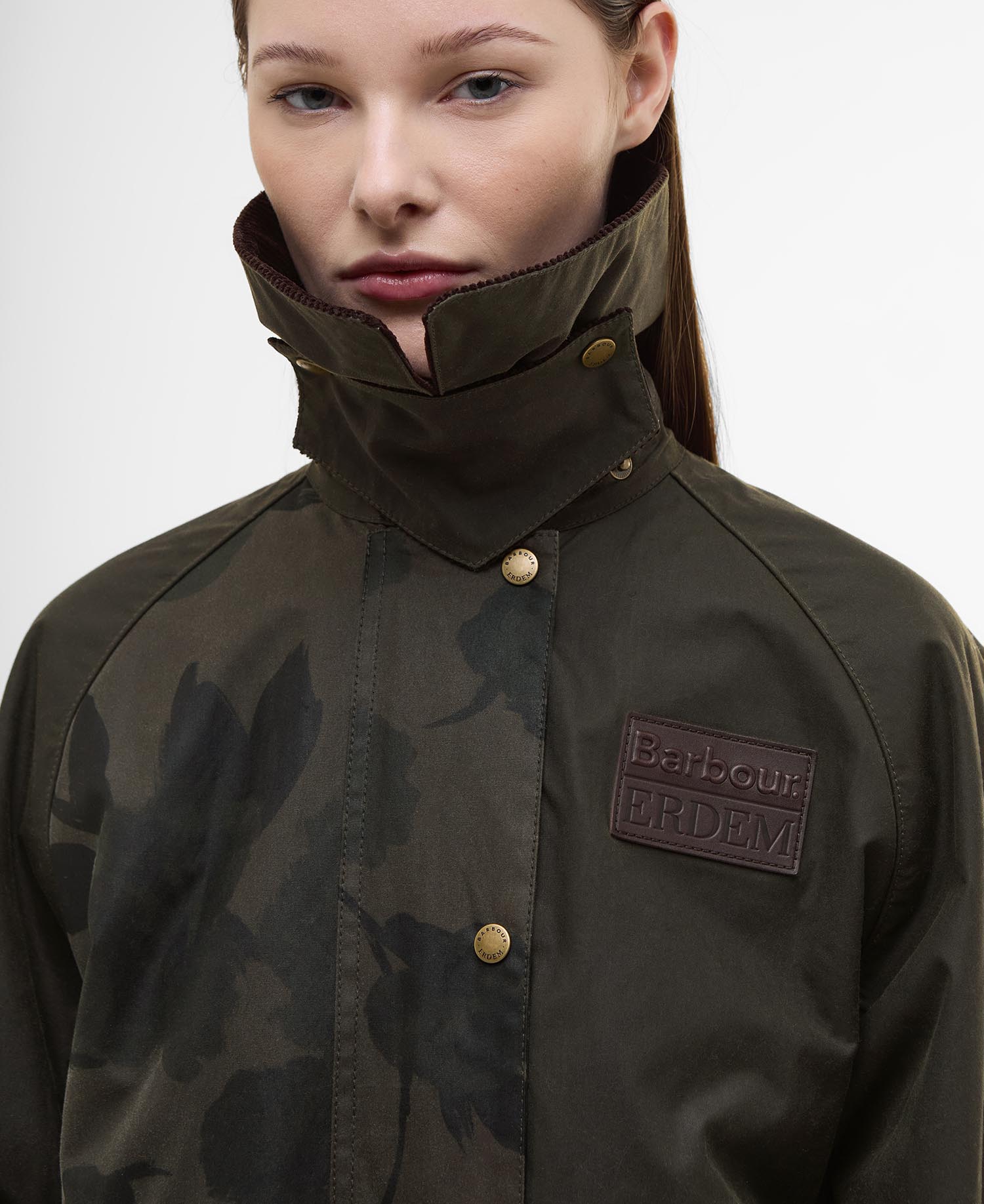 Barbour x ERDEM Wachsjacke Beauflower image number 7
