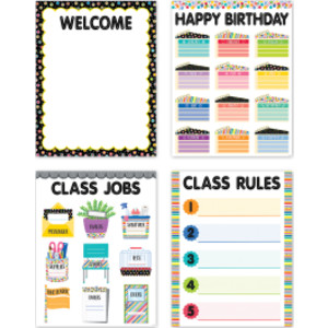 Pattern Play Classroom Essentials 4-Chart Pack
