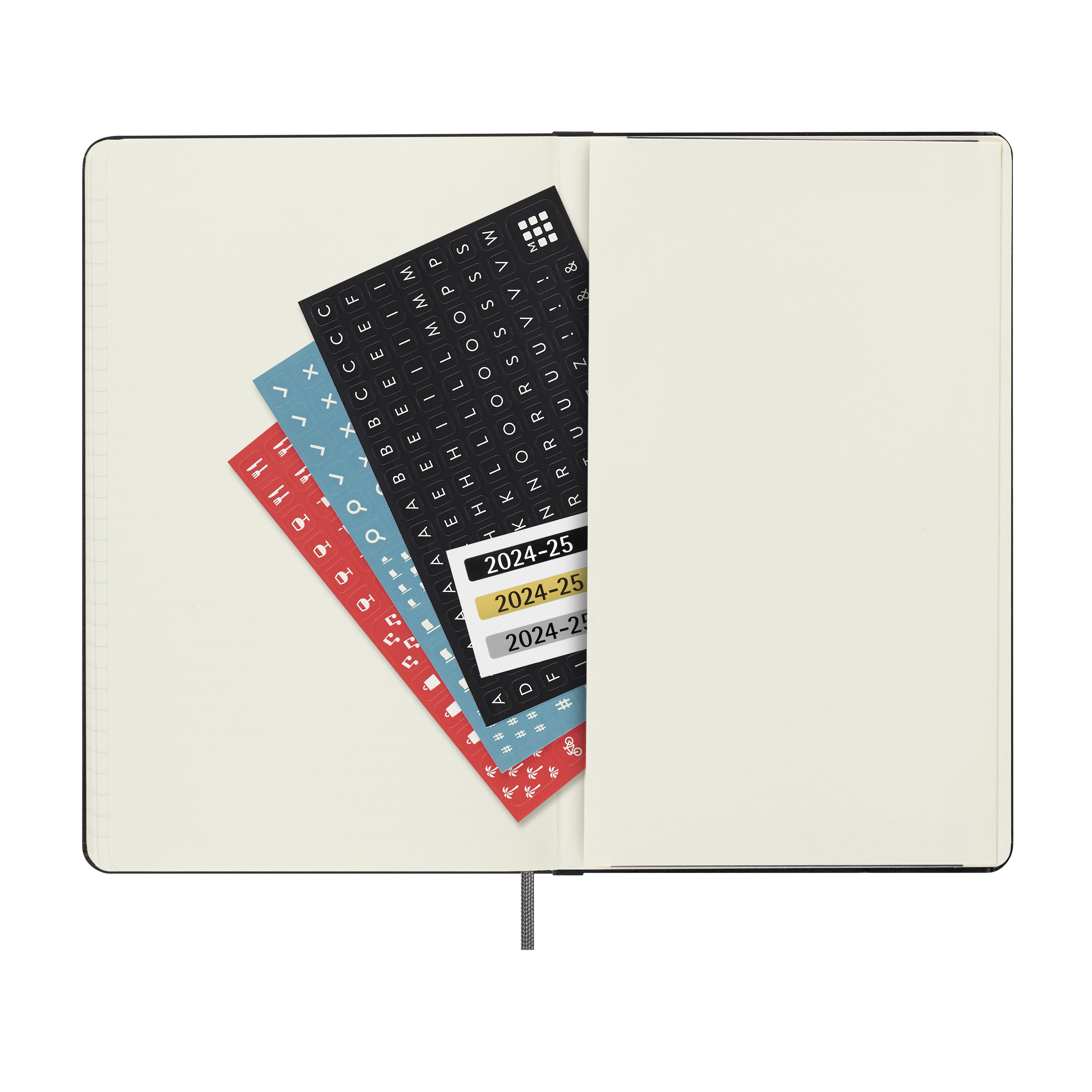 Moleskine® Hard Cover Large 12-Month Weekly 2025 Planner-Moleskine