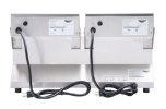 120-Volt 10 lb. standard-duty double-well countertop fryer