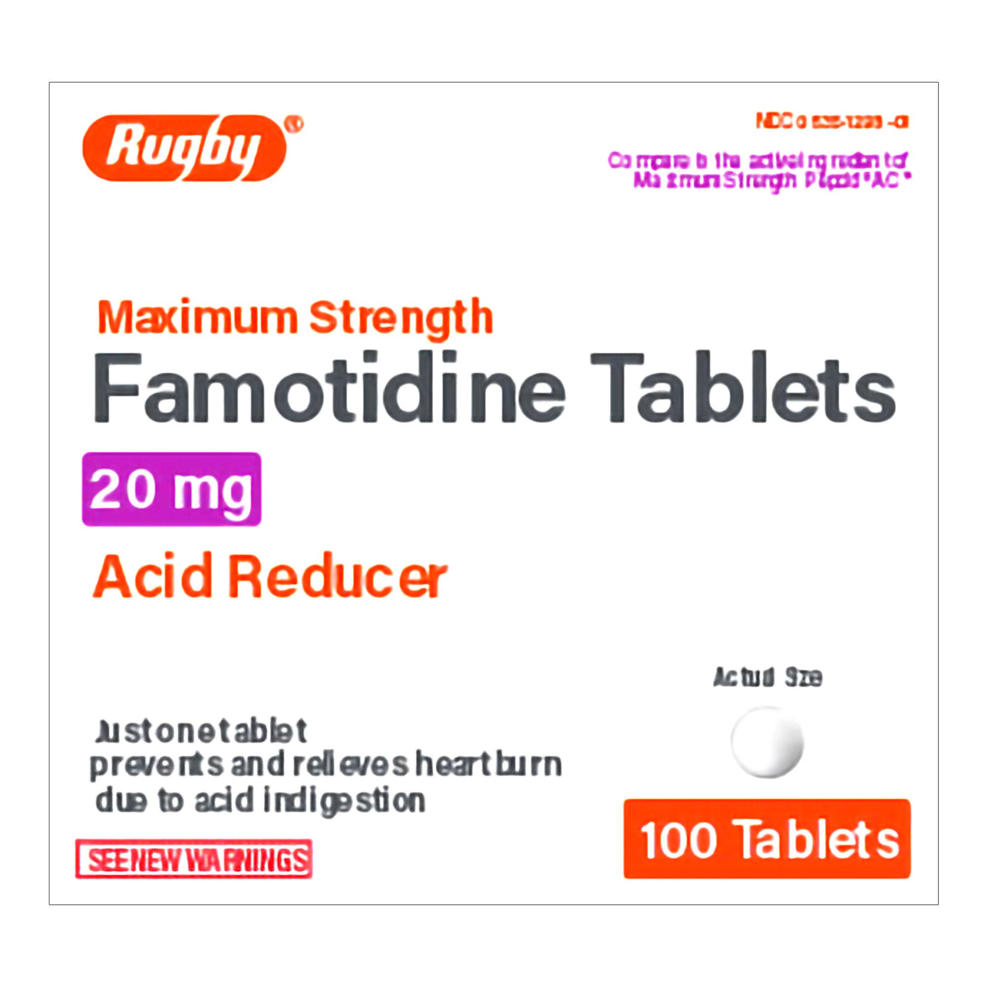 Major Pharmaceuticals FAMOTIDINE, TAB 20MG (100/BT)