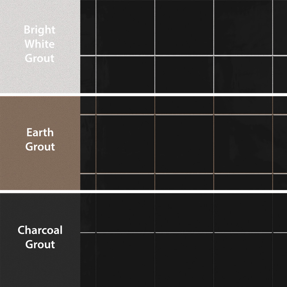 Monocolor Special Nero 7-7/8 in. x 7-7/8 in. Ceramic Floor and Wall Tile