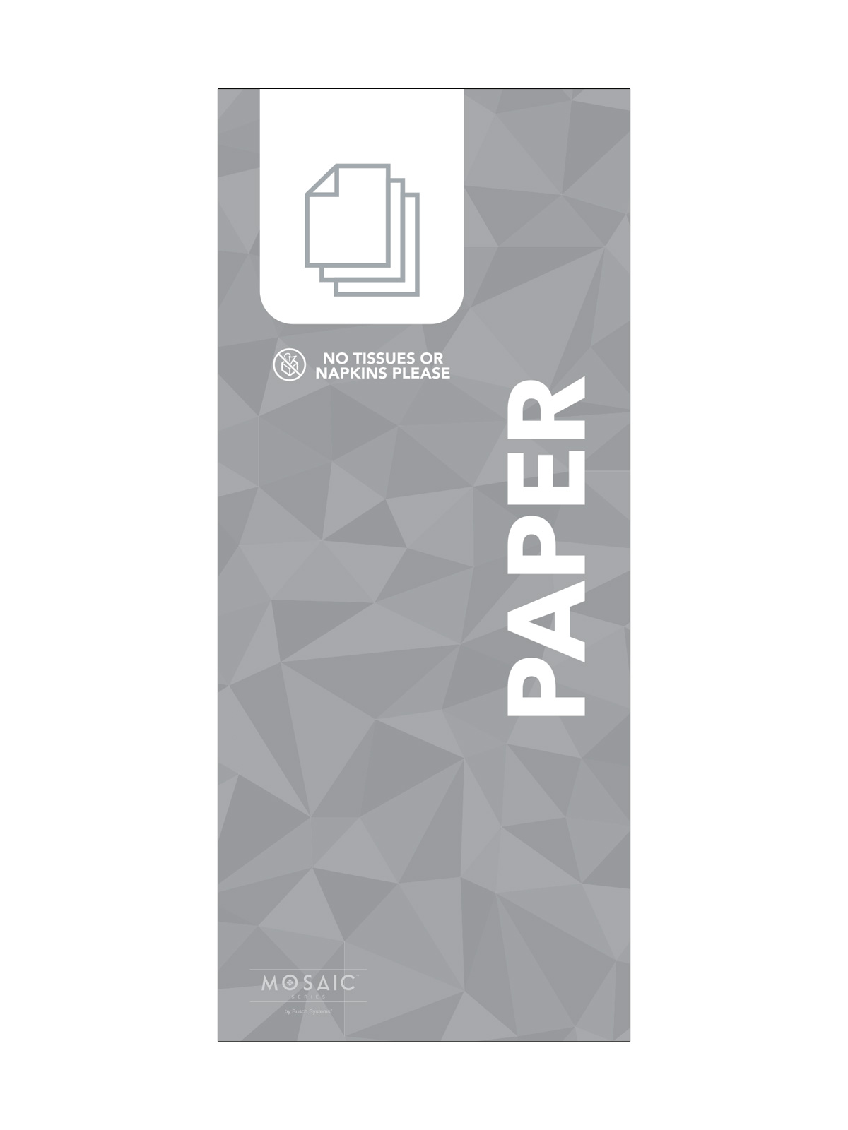 MOSAIC (1) – Body Sign – Paper – Grey