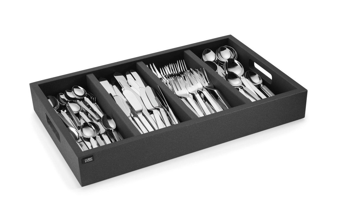 Bandeja portacubiertos CÚBICA