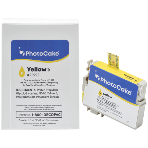 XP352 & XP452 Cartridge-Yellow - Red 3 Free PhotoCake® Ink