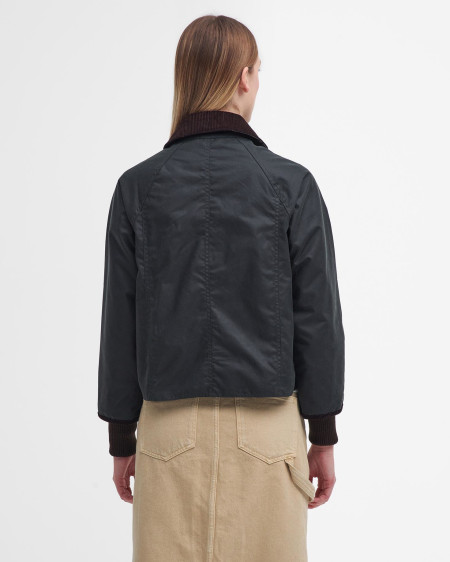 Cropped Beadnell Waxed Jacket