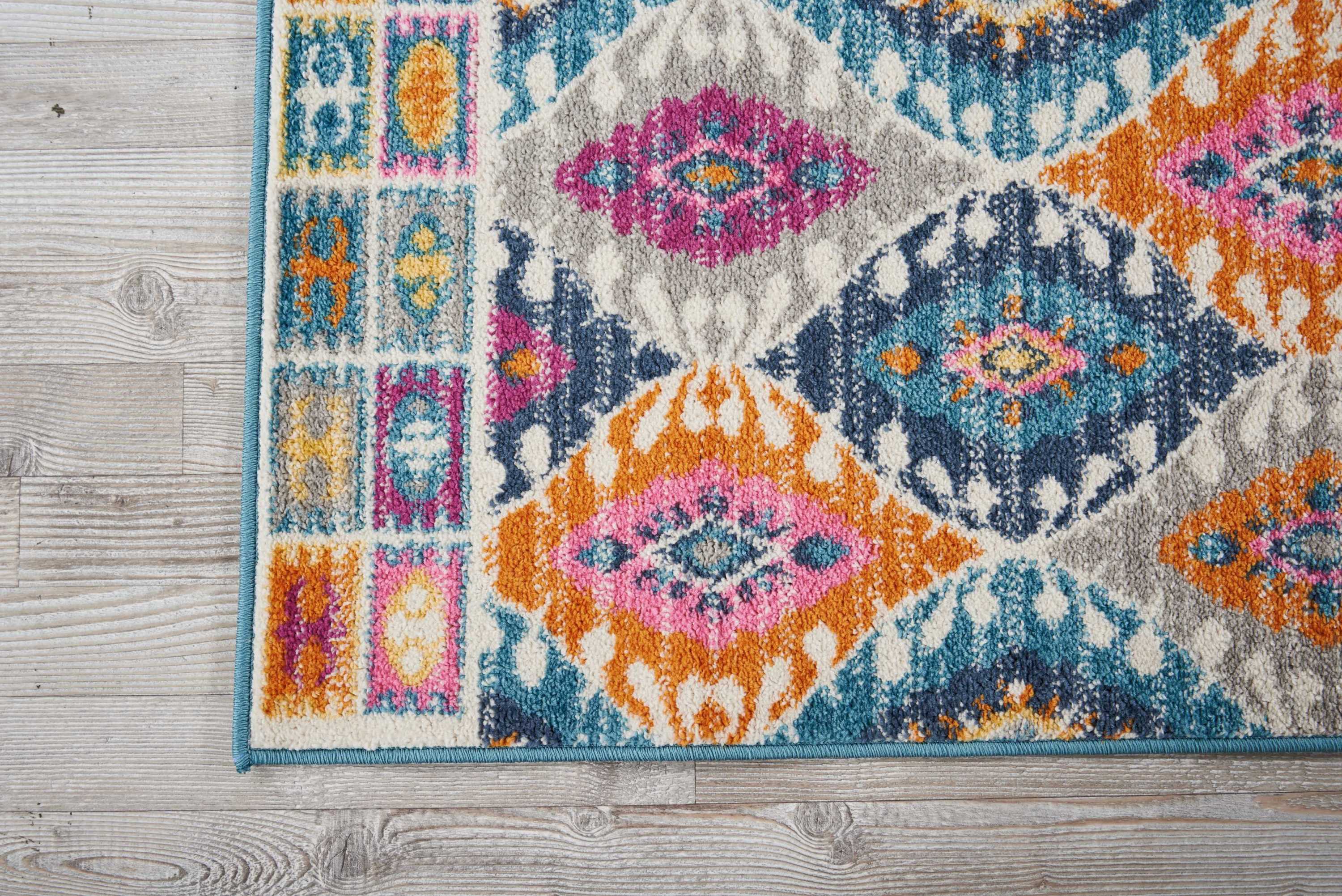 Nourison Passion 2'2" x 7'6" Multicolor Bohemian Indoor Rug