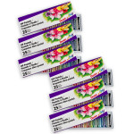 Pentel&reg; Oil Pastel Set, 25 Colors, 6 Sets PENPHN25-6