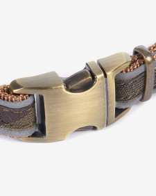 Collare per cani in tartan riflettente 