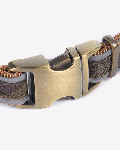 Collare per cani in tartan riflettente 